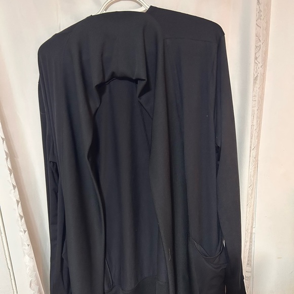 Balance Collection Black Cardigan size medium -hole for head to go through - Picture 10 of 11